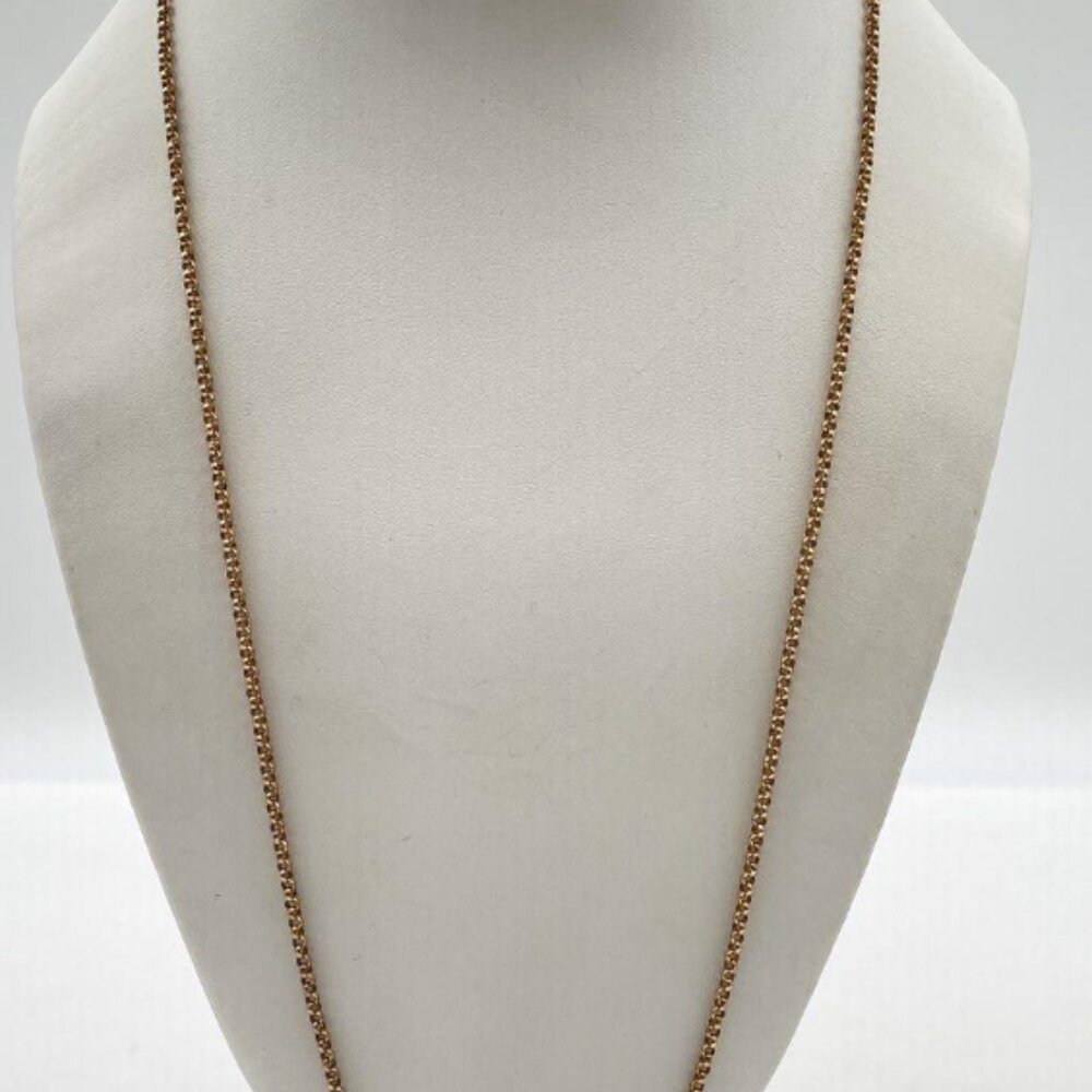 14k Yellow Gold Filled Rolo Chain; 22"; 6.1g